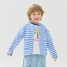 LIEBELLO 兒童水果竹節紋針織外套