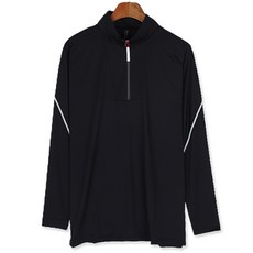 Freestyle 男性高爾夫半拉鍊長袖T恤 SH902 千武烈