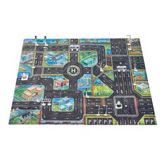 TABLIER 汽車馬路遊戲墊+標示牌組, 1號