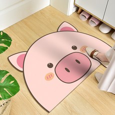 피어니스트 동물 규조토 논슬립 러그 발매트