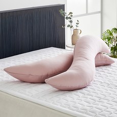슬립앤슬립 꿀잠 오가닉 순면 S자형 바디 베개커버