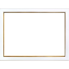 豪華超薄 1000 片拼圖框架 51 x 73.5cm, 簡單的白色