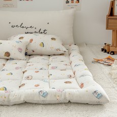 에이트룸 브레드이발소 보들보들 먼지없는 모달 100% 미끄럼방지 밀크 유아 토퍼, 별사탕