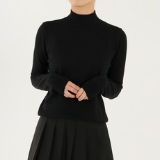 모이르벨라 여성용 심플 반폴라 니트