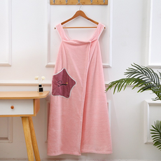 Alice Home 飯店高爾夫球場浴袍, 淡粉色, 1個