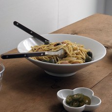 CCLIME 簡約義大利麵碗, 奶油白, 2個