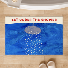 에스제이제인 두꺼운 미끄럼 방지 욕실 도어 발매트, TYPE 6