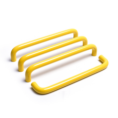 把手世界 基本款雙孔家具把手 黃色 14Φ P192mm, 4個
