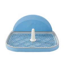 寵物網狀廁所盆 S號, 藍色, 1個