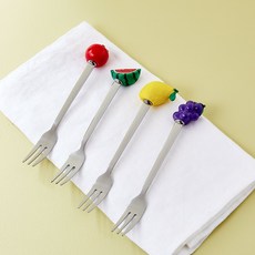 Modern House Lemoncosta樹脂茶叉4件組, 1套, 混合色