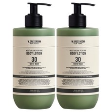 W.DRESSROOM 多麗絲 保濕香氛身體乳 No.30 White Musk, 500ml, 2瓶