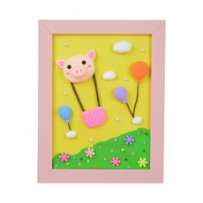 ADICO 粘土相框DIY製作豬氣球旅行, 混色