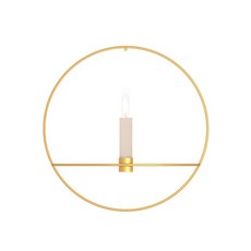 All Nine 優雅壁掛式燭臺 G, 金色