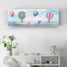 Miyamong 家居彈性冷氣機罩 防塵罩, 彩色熱氣球