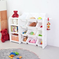 미루 초이스 와이드 베이직 책장 110 x 35 x 90 cm, 화이트, 4단 화이트, 4단