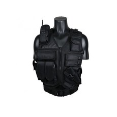 월드25 멀티포켓 서바이벌 게임 조끼 3XL AA186, 블랙, 1개