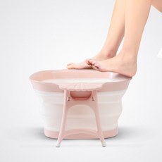 折疊式足浴桶 粉紅色, 1個