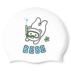 SD7 실리콘 수영모 SGL-CA4, 스노클링베베, 1개