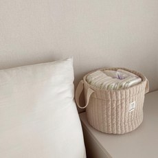 我的小雛菊絎縫籃, 米色, 1個