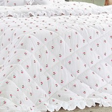 波紋刺繡布料, 5229紅色