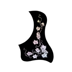 Oready吉他撥片護板 銀色 葡萄, 1個