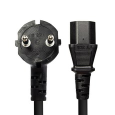 솔탑 국산 고용량 AC코드 16A PC전원 플러그 파워케이블 SOLTOP-065, 20m, 1개