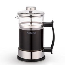 Caferia 不鏽鋼耐熱玻璃咖啡茶壺 600ml CP4, 1個, 混色