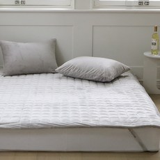 BasicTone 超細纖維固定型床墊, 灰色