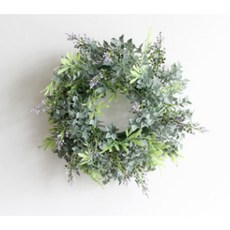 So&Young 尤加利人造花環 S, 紫色