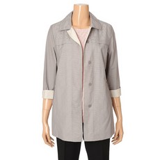 여성용 7부 소매 사파리 점퍼 JP0206