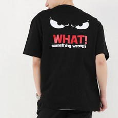 아우라큐 남성용 통기성 20수 왓 트임 반팔 티셔츠