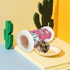 Jumax 小動物躲藏隧道睡窩, 洋紅色, 1個