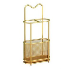 Mabsoshop 貓耳網狀鐵製雨傘架 RK1573, 金色, 1個