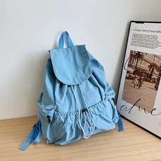 소리달 여성용 카엘 파스텔 러블리 스트링 수납좋은 대학생 캠퍼스룩 버킷백