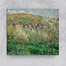 키다리시계 명화 인테리어 액자 모네 꽃 속의 매화나무 kisn130