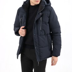 男款都市中重量高領羽絨外套 KAE223