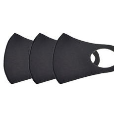 스파시스 구리 CF 마스크 신형 M, 1개입, 3개, 블랙