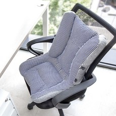 Potegar 腰部 + 臀部靠墊組, H型條紋