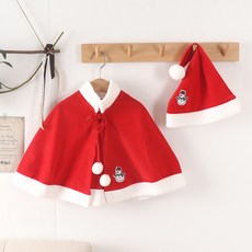마이쮸 고급 산타 망토 + 모자 세트