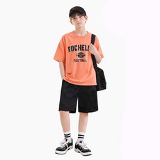 Nanajuni 圓領 Crack Football 寬版五分褲運動套裝