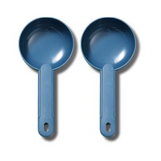 Itgom 簡約犬貓飼料勺, 2個, 海軍藍