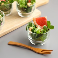 LUCKY GLASS 迷你玻璃甜點杯兼蠟燭台 LG-404404, 透明, 12個