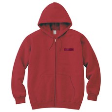 Simile 男款黑色印花連帽拉鍊外套