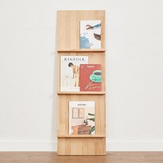 원목 스탠드 북선반, 내추럴 우드