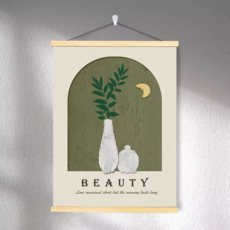 Soulrich 清新木質掛軸海報 R