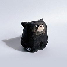 Homeflow 呆萌坐在書桌上的可愛小熊公仔, 黑色熊