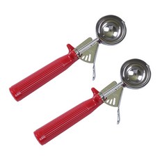 冰淇淋勺 24號, 紅色, 2個