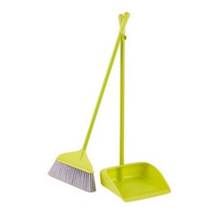 모던 빗자루 쓰레받기 세트 AA658-1, 1세트, 그린