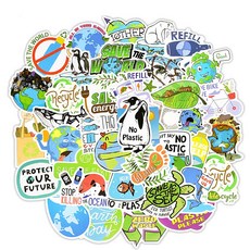 全球環境貼紙50入組