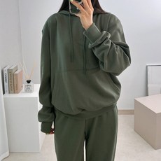 River Blue 標準版型大尺碼連帽T恤